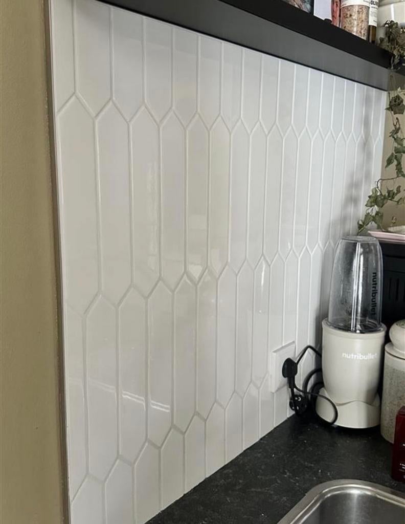 Nieuwe witte hexagon wandtegels 5x25 (3 dozen), Doe-het-zelf en Verbouw, Tegels, Ophalen, Nieuw, Minder dan 20 cm, 20 tot 40 cm