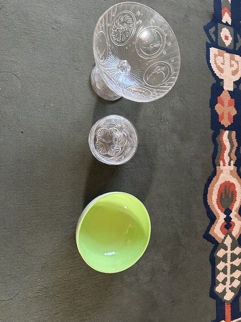 Diverse schalen, Schaal, Rond, Ophalen of Verzenden, Glas