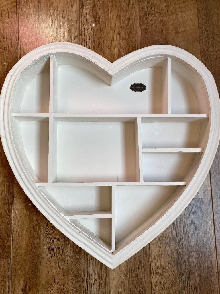 Riverdale hartvormige wanddecoratie, Ophalen, Hout, Decoratieobject, Zo goed als nieuw