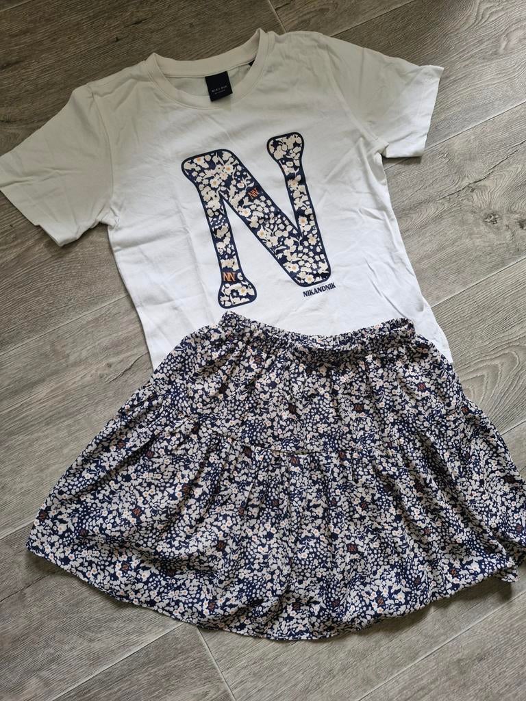 Nik&Nik set maat 152, Kinderen en Baby's, Kinderkleding | Maat 152, Meisje, Nik&Nik, Ophalen of Verzenden, Zo goed als nieuw