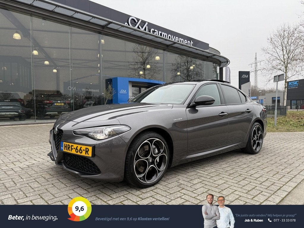 Alfa Romeo Giulia 2.0 T Q4 Veloce AWD 280PK | Panoramadak |, Automaat, 745 kg, Bedrijf, 1600 kg