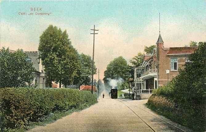 301-303-009 Beek Cafe de Oorsprong, Verzenden, Voor 1920, Gelderland
