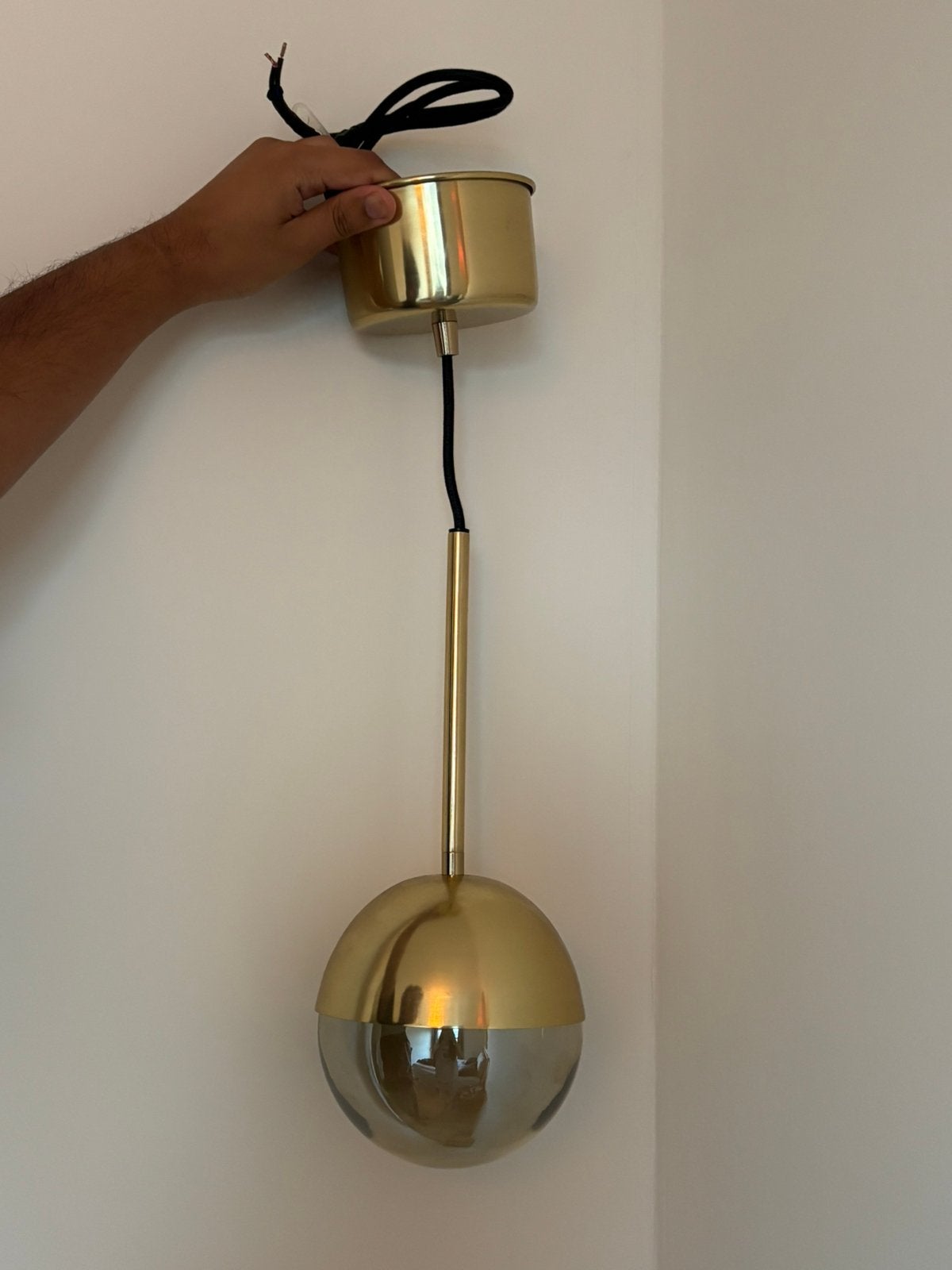 H&M home hang lampen (2 stuks), Ophalen, Gebruikt