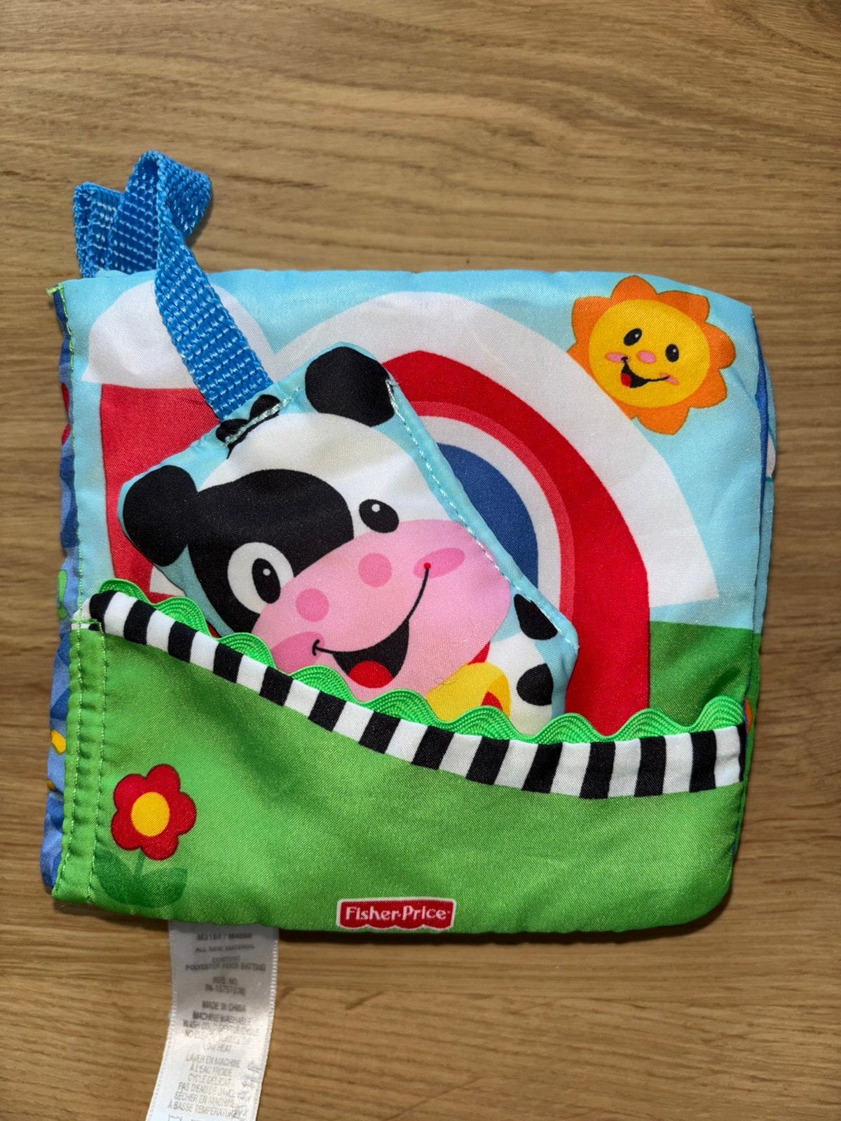 Fisher-Price Stoffen Boekje Boerderijdieren, Ophalen of Verzenden, Zo goed als nieuw, Overige typen