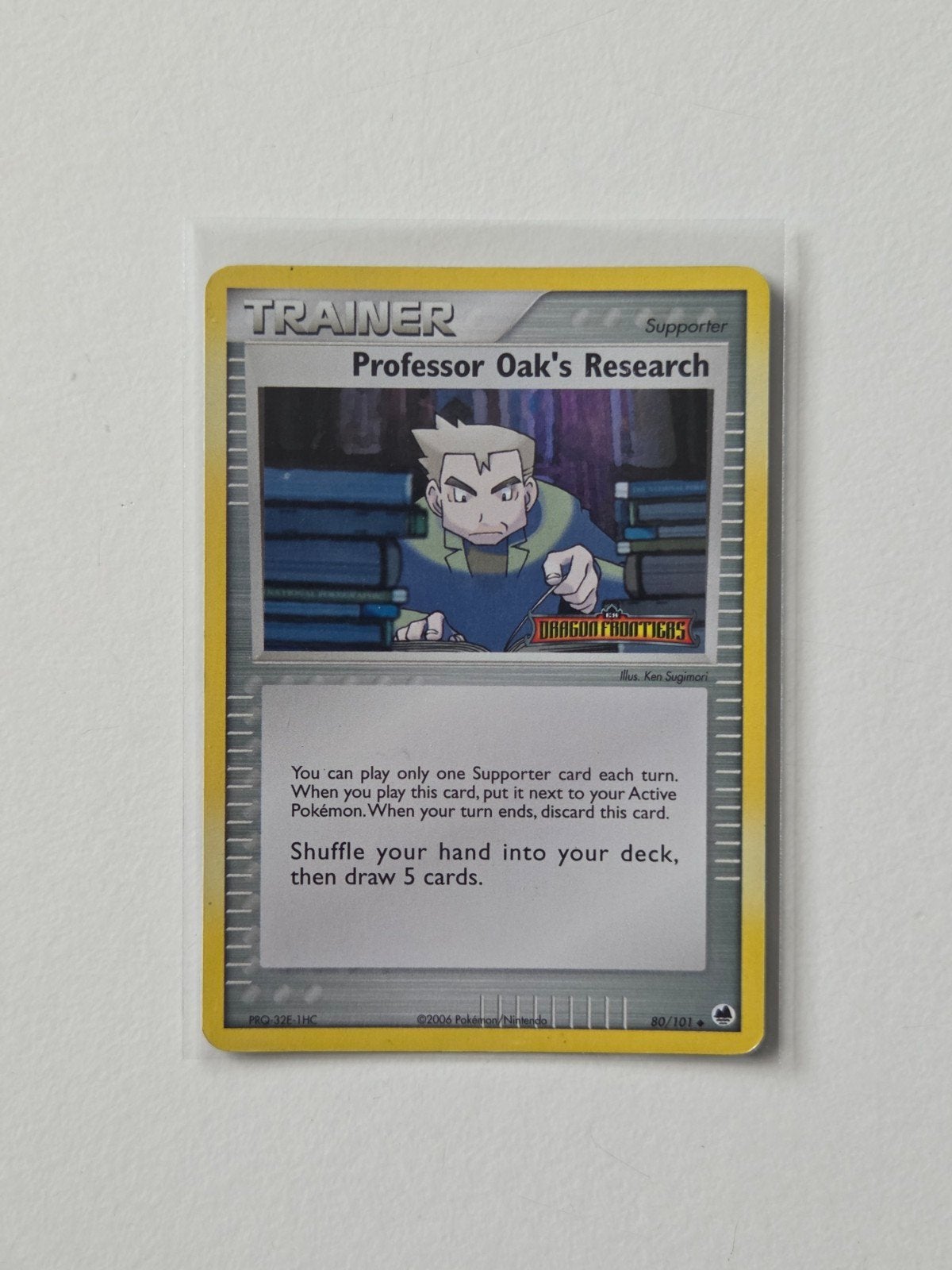 Professor Oak's Research - DF 80, Ophalen of Verzenden, Zo goed als nieuw, Losse kaart, Foil