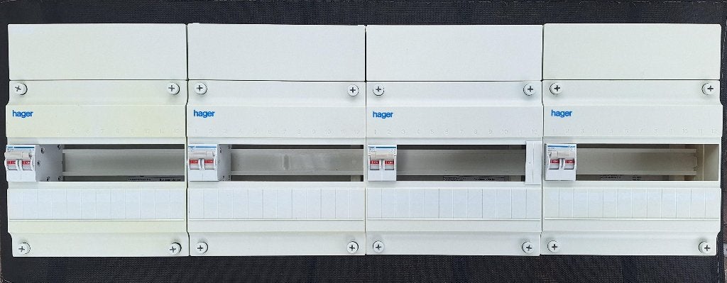 Hager Ledigekast met HS  groepenkast meterkast stoppenkast, Doe-het-zelf en Verbouw, Elektra en Kabels, Ophalen of Verzenden, Gebruikt