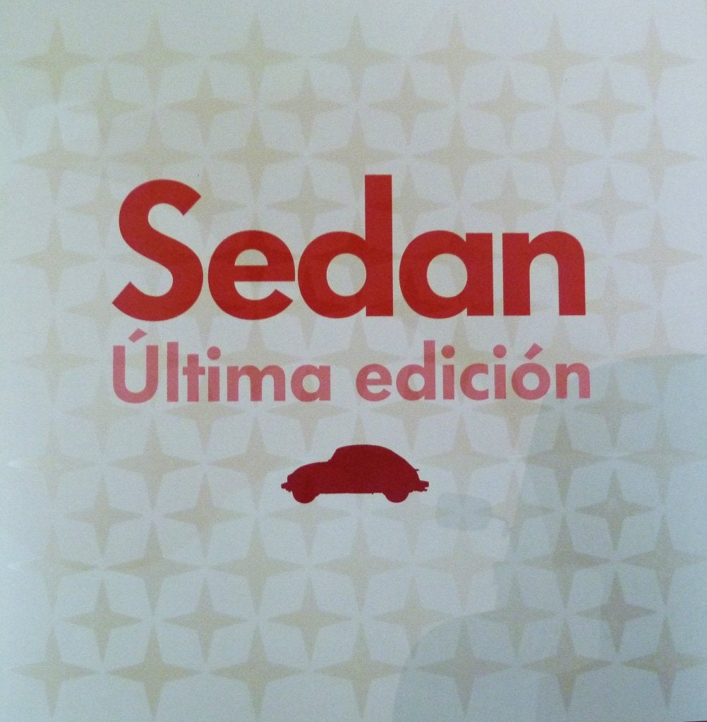 Folder VOLKSWAGEN Ultima Edición 2003 Kever, Boeken, Ophalen of Verzenden, Nieuw, Volkswagen
