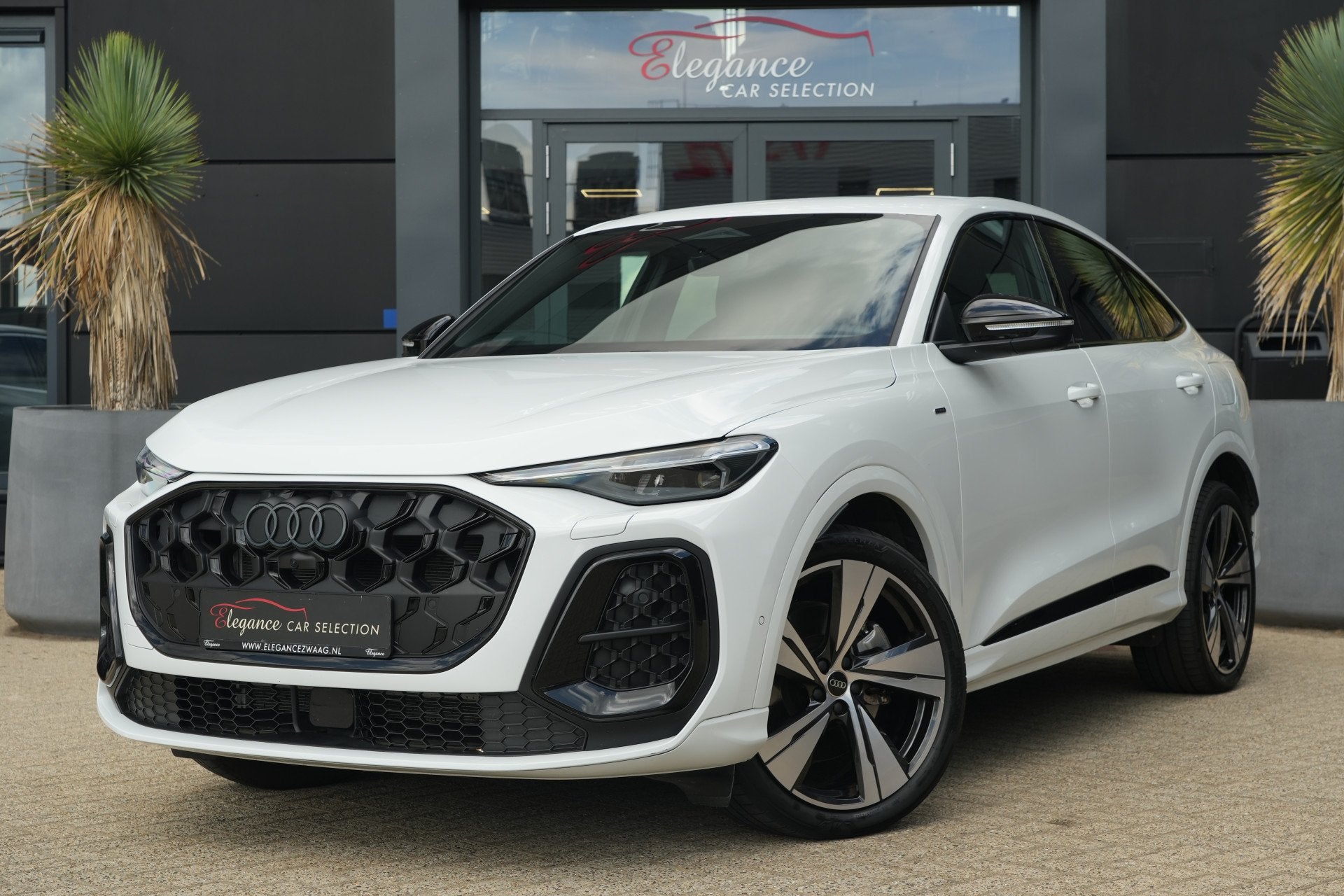 Audi Q5 Sportback 2.0 TFSI e-hybrid quattro S edition Sportb, Auto's, Audi, Automaat, Gebruikt, Zwart, 4 cilinders