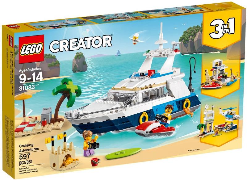 Lego Creator 3in1 31083 Cruise avonturen, Lego, Nieuw, Ophalen of Verzenden, Compleet