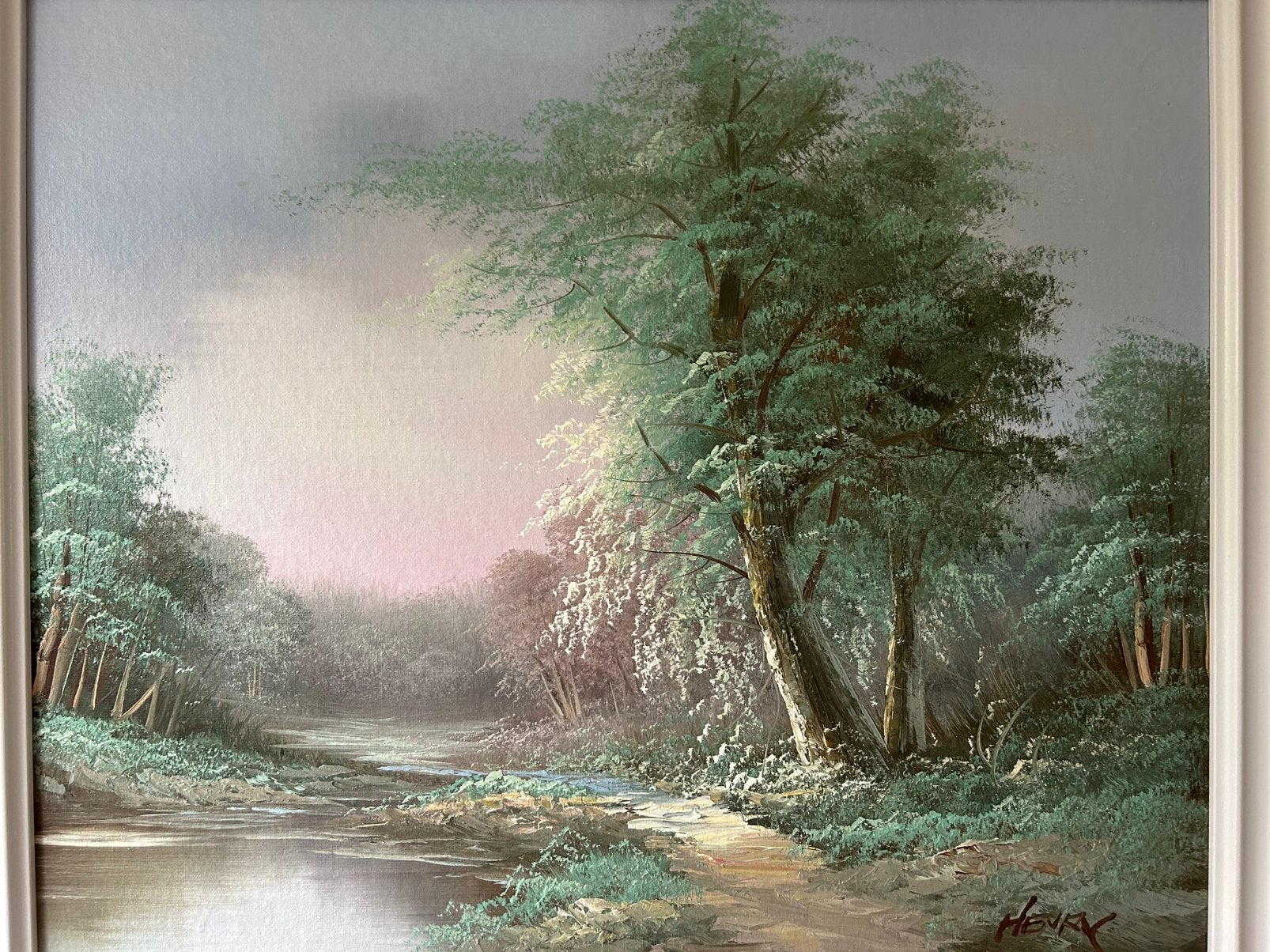 Schilderij, Antiek en Kunst, Kunst | Schilderijen | Klassiek, Ophalen of Verzenden, Landschap