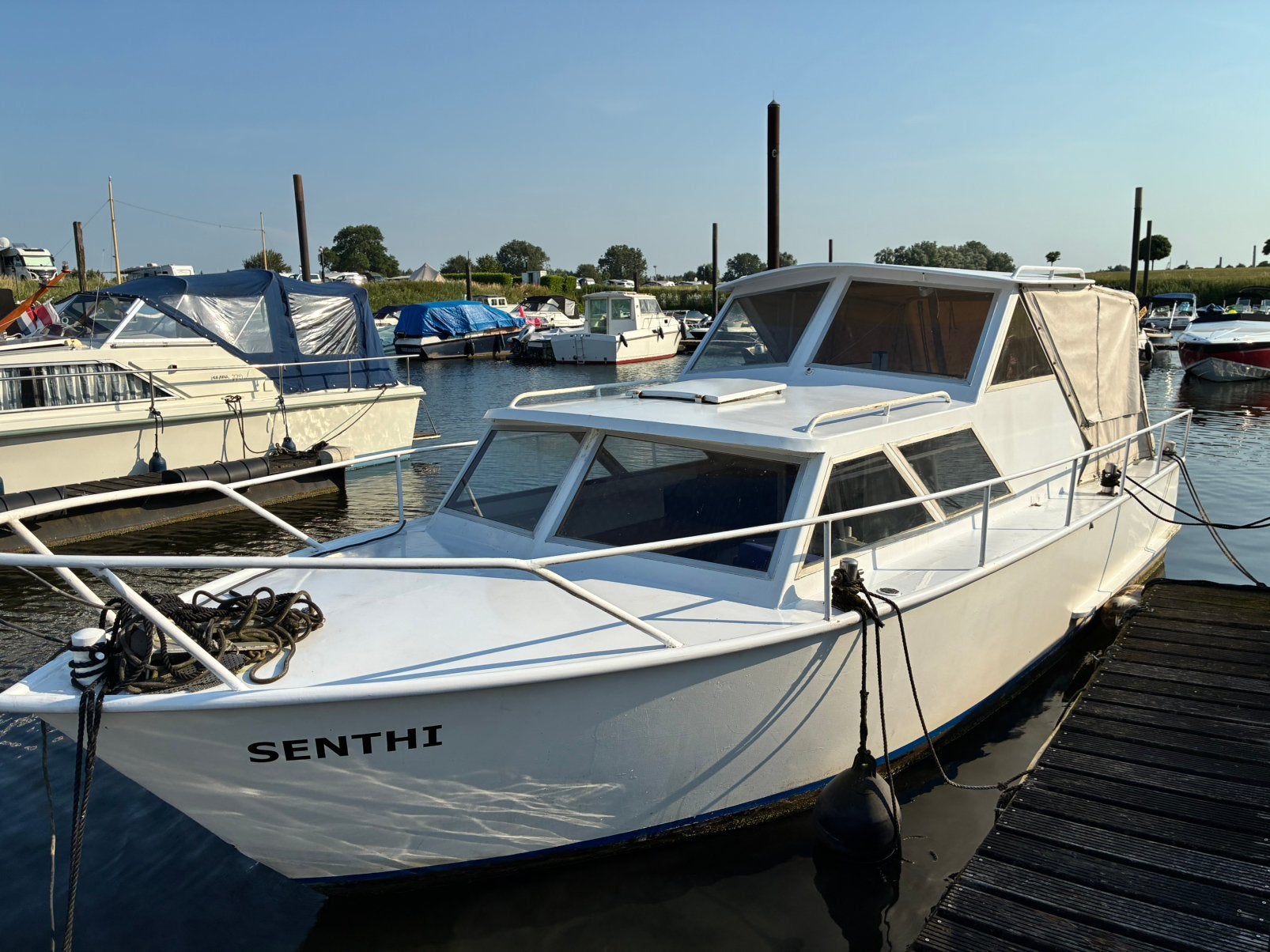 Kajuitboot 7 meter met bukh 20 pk motor, Watersport en Boten, Ophalen, Kajuitboot, Diesel, 80 cm