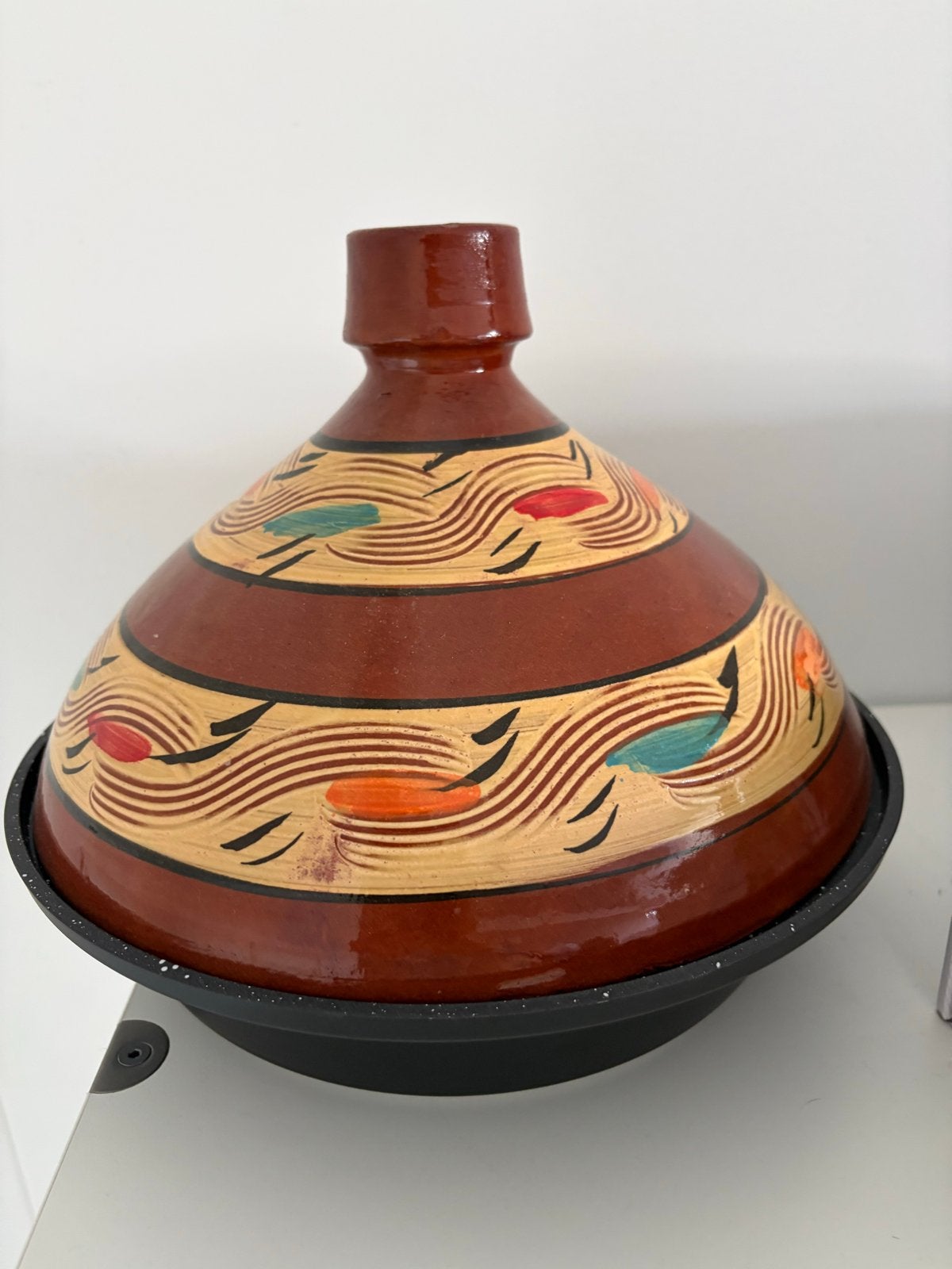 Mooie Tajine - nieuw, Huis en Inrichting, Ophalen, Met deksel, Tajine, Nieuw