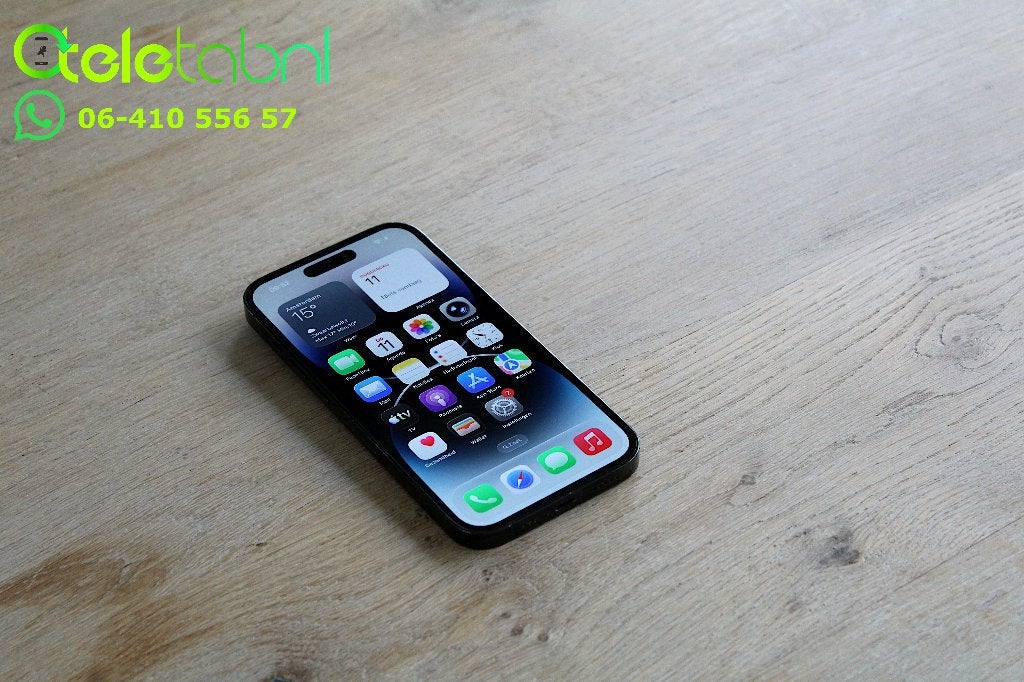 Apple iPhone 14 Pro - 256GB - Zwart | Refurbished | Garantie