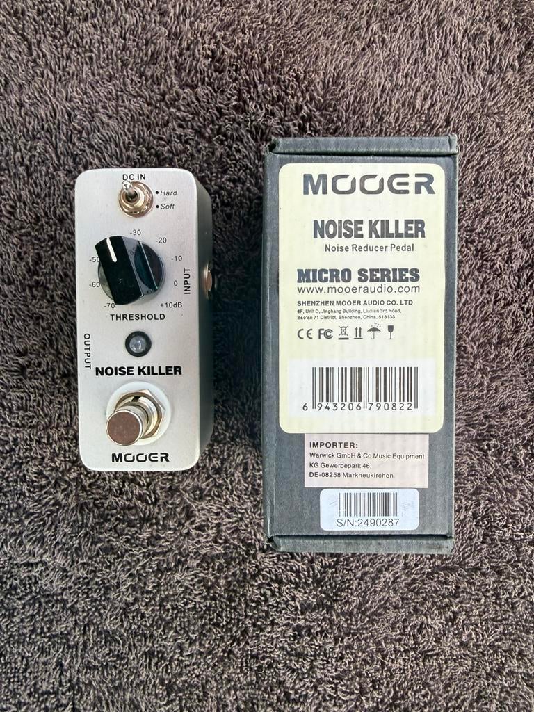 Mooer Noise Killer Micro Series Noise Reducer Pedal, Muziek en Instrumenten, Effecten, Ophalen of Verzenden, Zo goed als nieuw