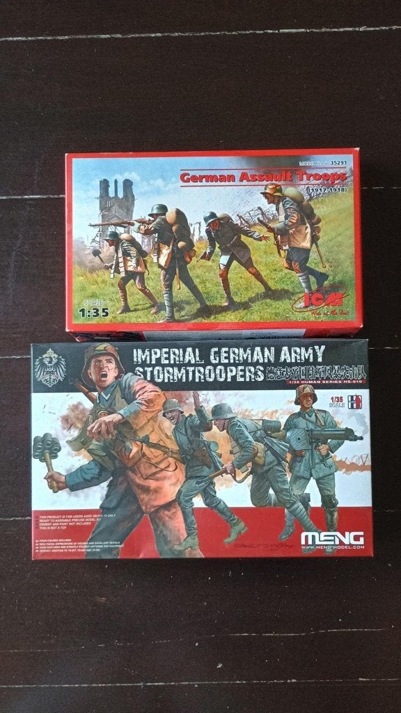 NIEUW Meng imperial German soldiers + ICM German troops, Ophalen of Verzenden, Nieuw, 1:35 tot 1:50