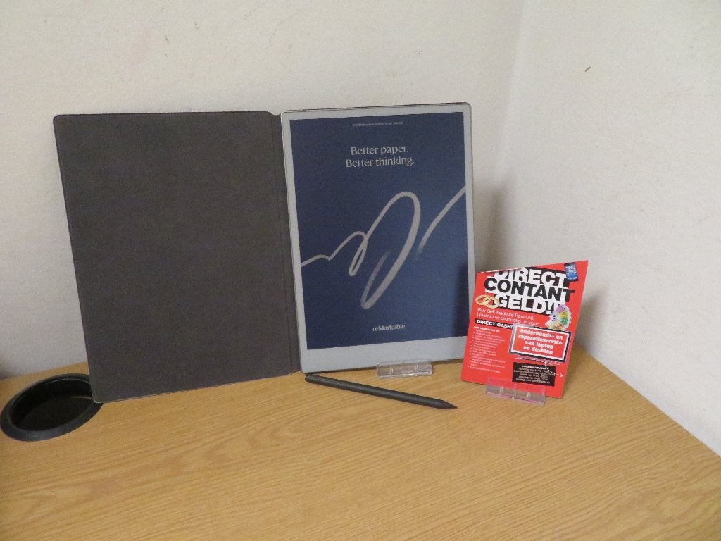 Rebarkable Paper Pro, cover & Marker Plus | Pawn Eindhoven, Ophalen, Gebruikt, Draadloos, ReMarkable paper pro