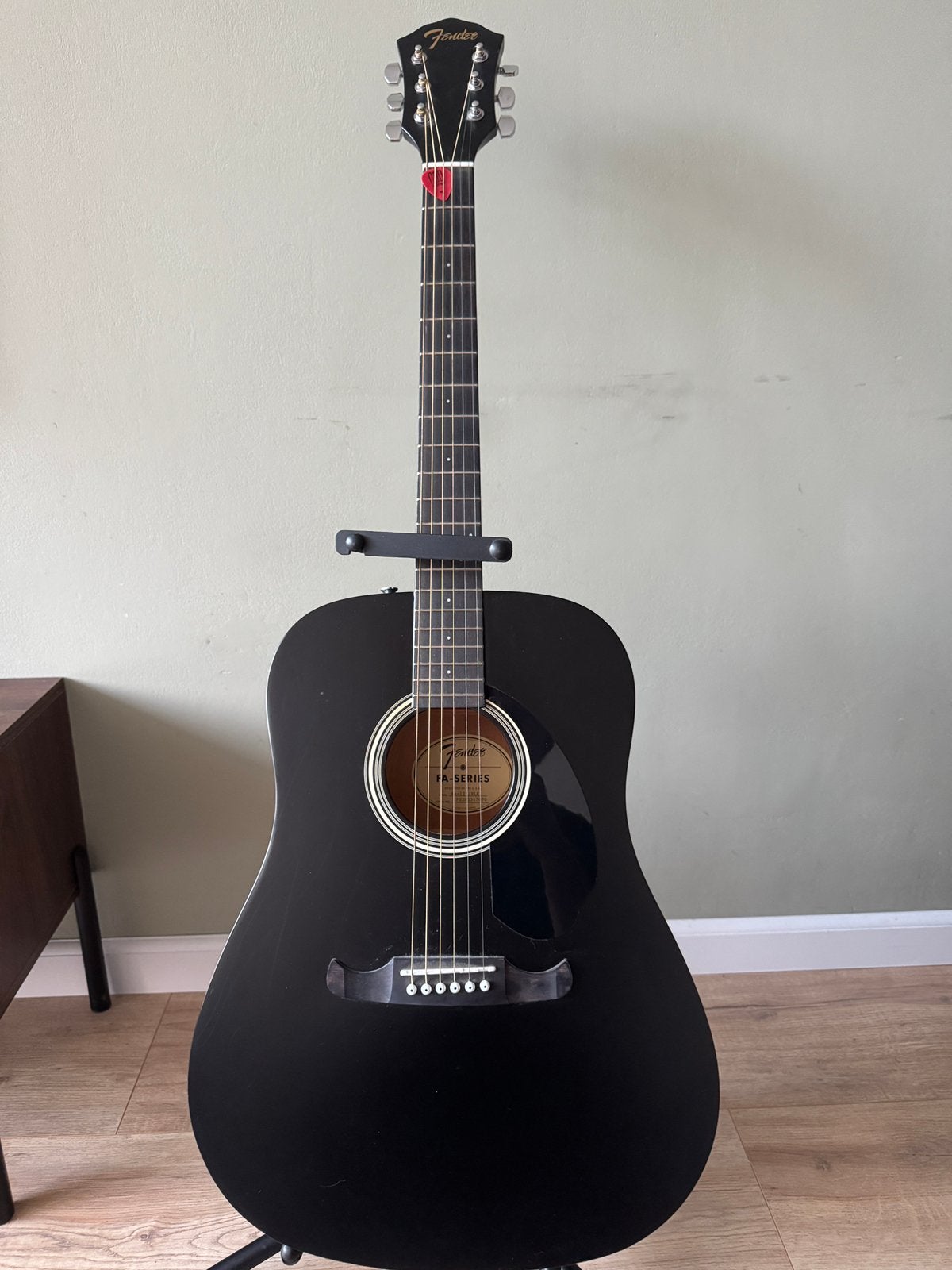 Fender FA-125 Westerngitaar (Mat Zwart) -in goede staat!, Muziek en Instrumenten, Ophalen, Zo goed als nieuw, Western- of Steelstringgitaar