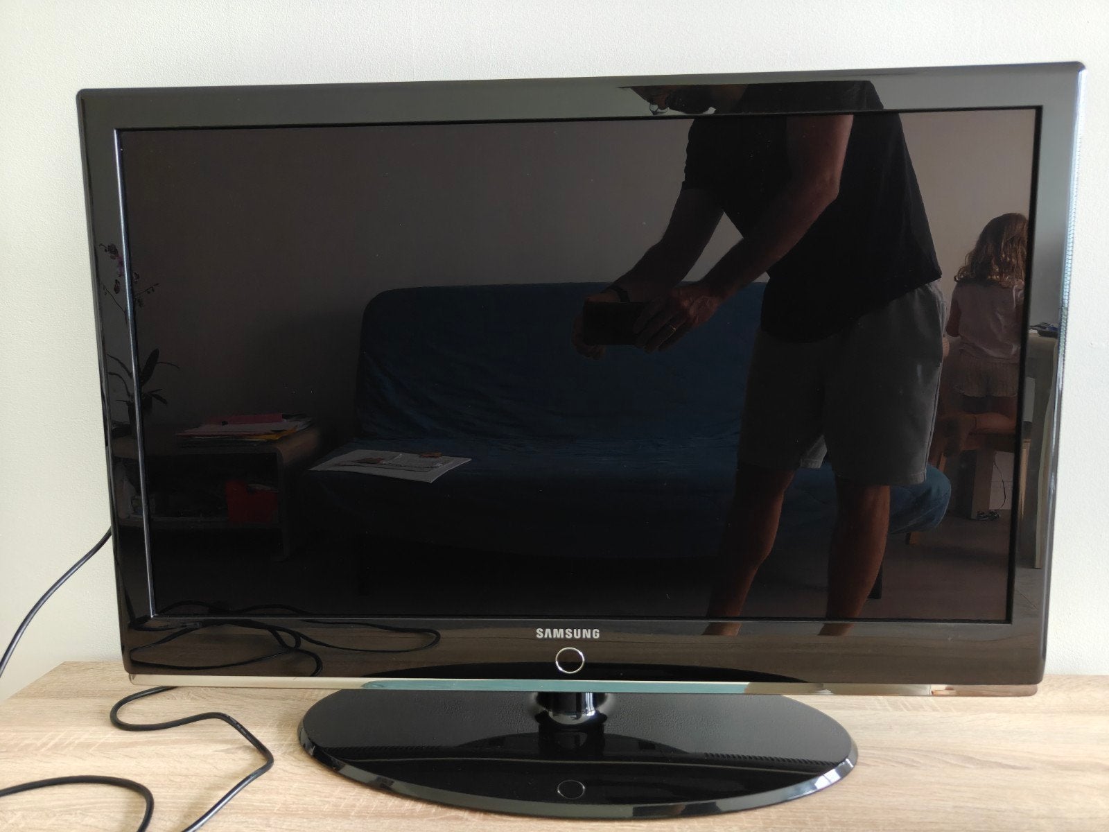 Samsung 40" TV - Goed werkende met voet, Ophalen, Gebruikt, 50 Hz, LCD