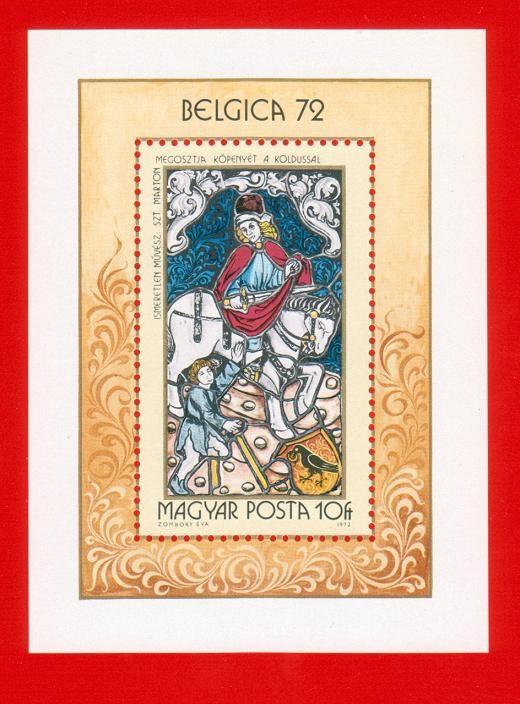 Hongarije, BELGICA'72, Mi. blok 90 postfris, Verzenden, Postfris