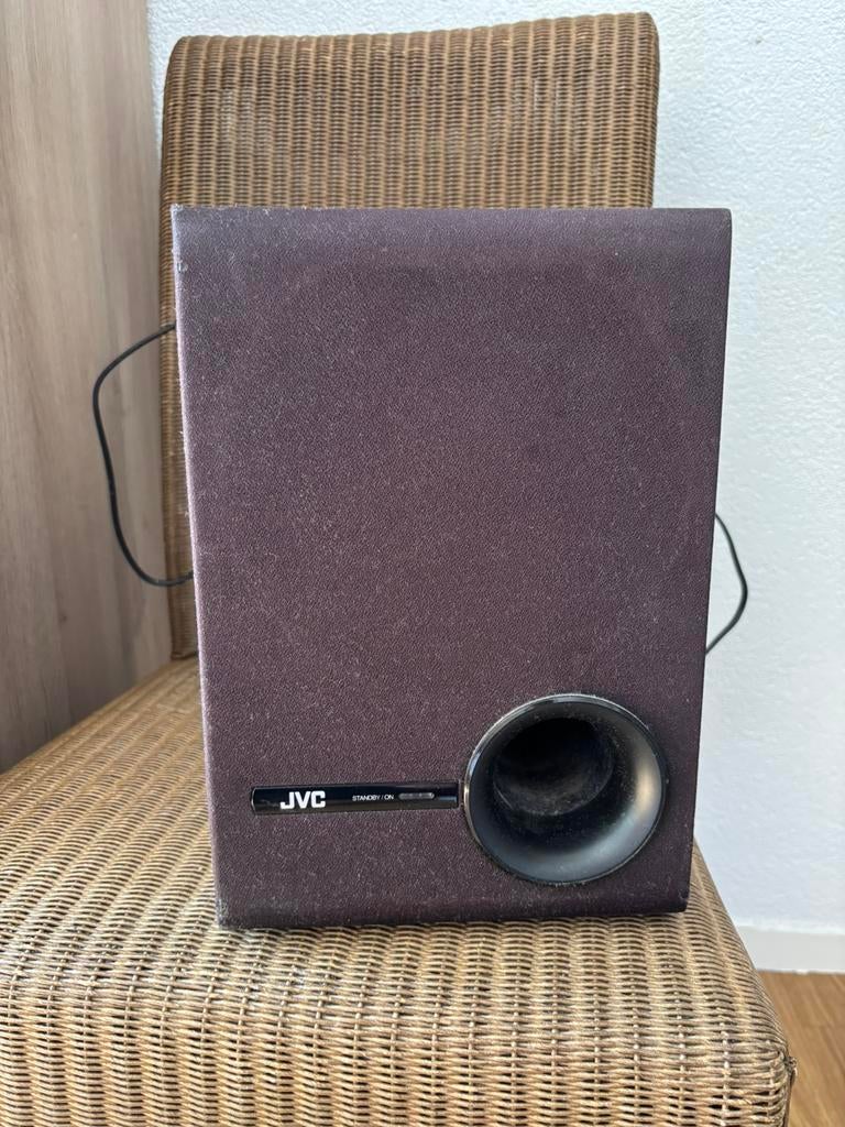 JVC subwoofer, Ophalen of Verzenden, Gebruikt, JVC, Overige spelers
