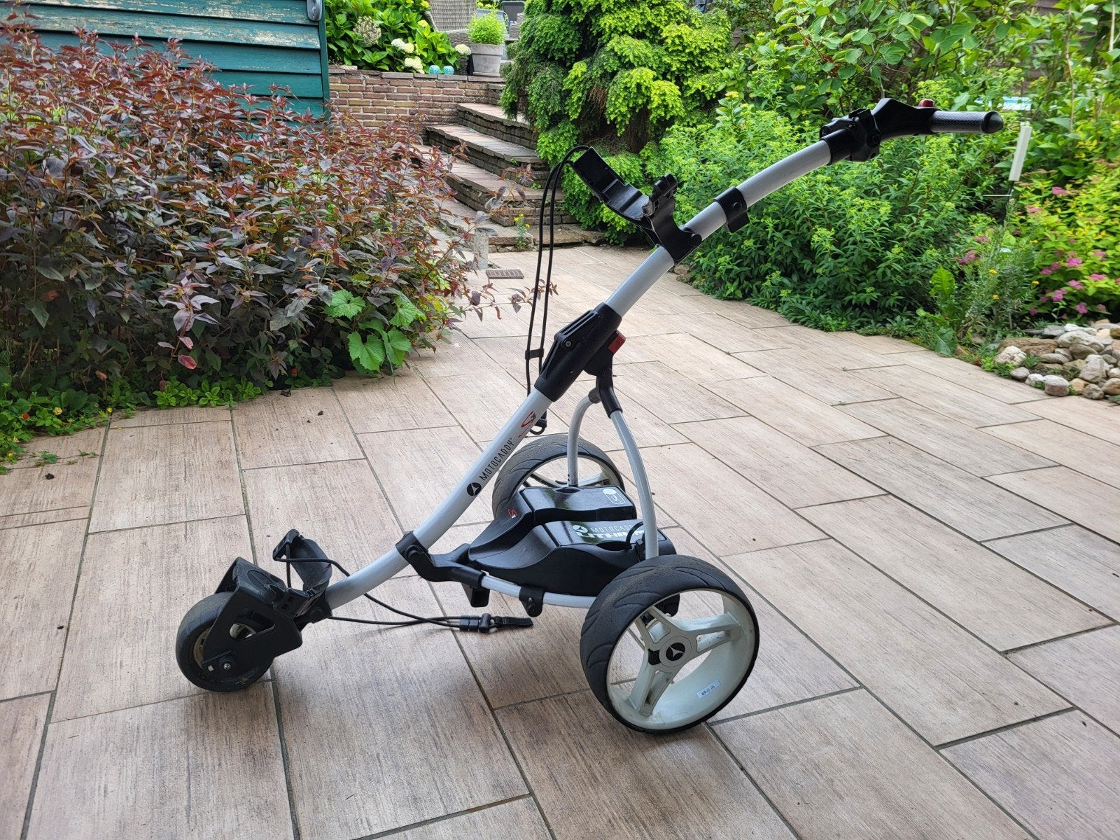 Te koop: Powacaddy S1, electrische golftrolley, Ophalen, Gebruikt, Golfkar, Overige merken
