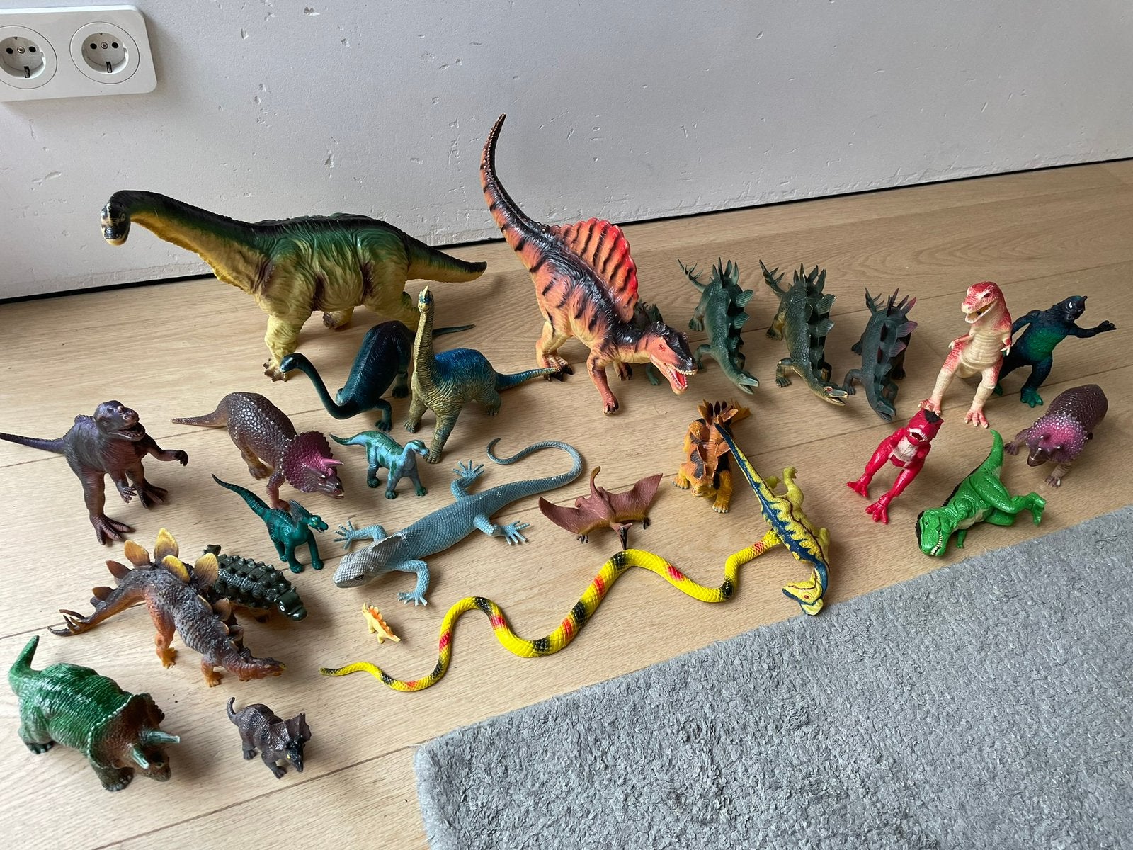 Grote set dino’s!, Ophalen of Verzenden, Zo goed als nieuw