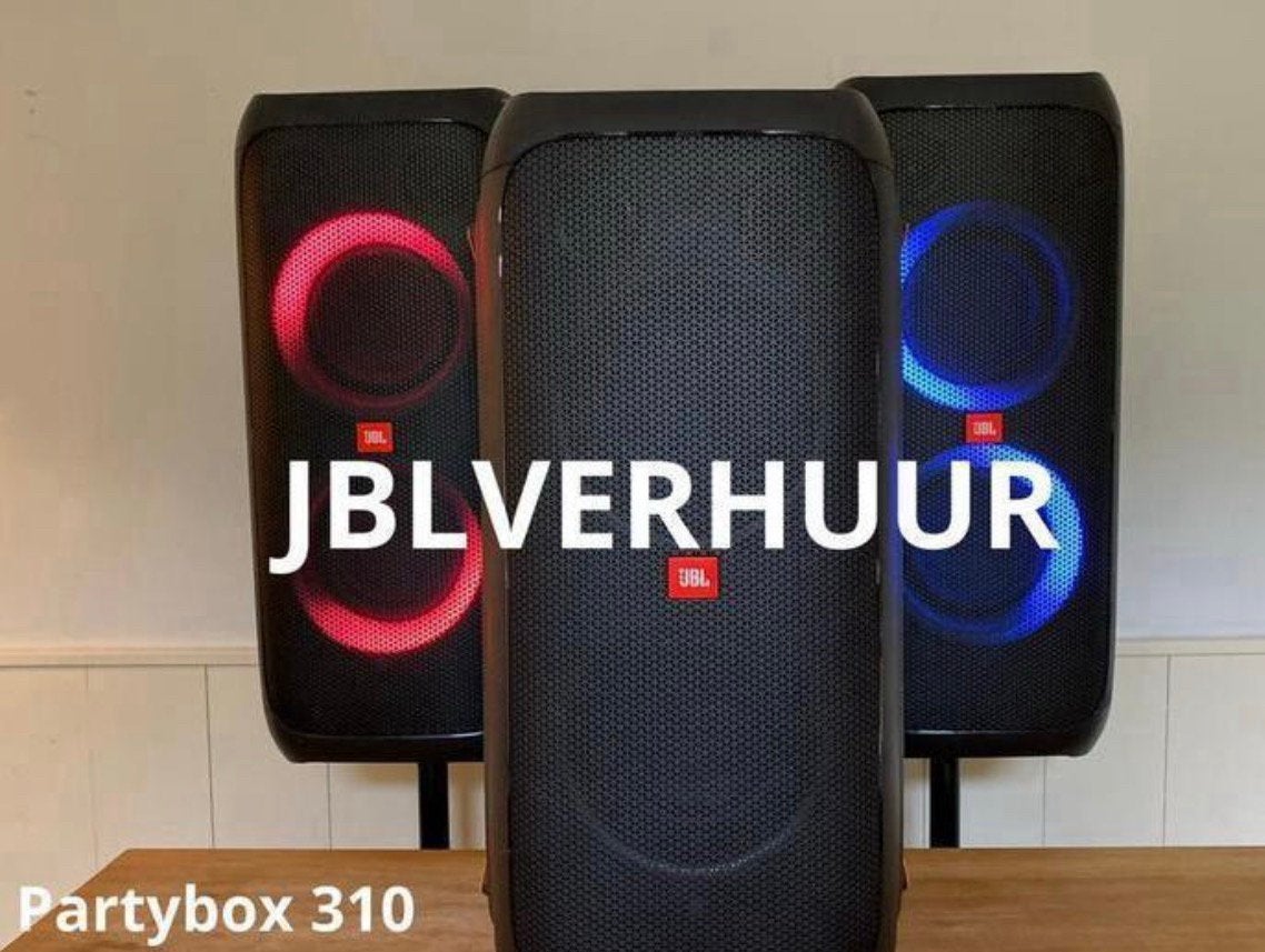 PARTYBOX HUREN ~ 310 & 720 ~ incl. microfoons ~ Brabant, Ophalen, Zo goed als nieuw, Overige typen, Overige merken