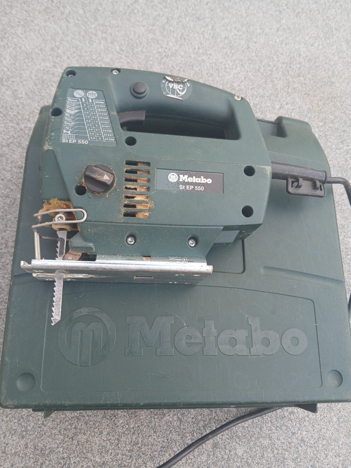 metabo decoupeerzaag, Ophalen of Verzenden, Minder dan 600 watt, Decoupeerzaag, 30 tot 70 mm