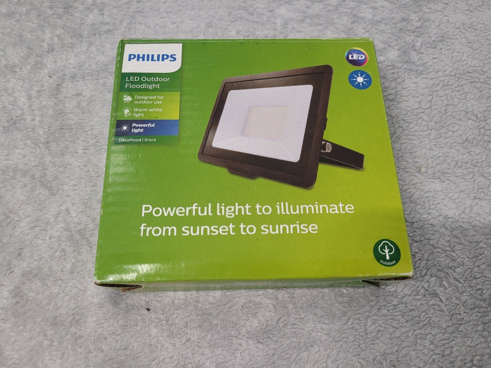 Philips LED Buiten Floodlight 10W nieuw in doos, Kunststof, Minder dan 50 watt, Overige typen, Ophalen of Verzenden