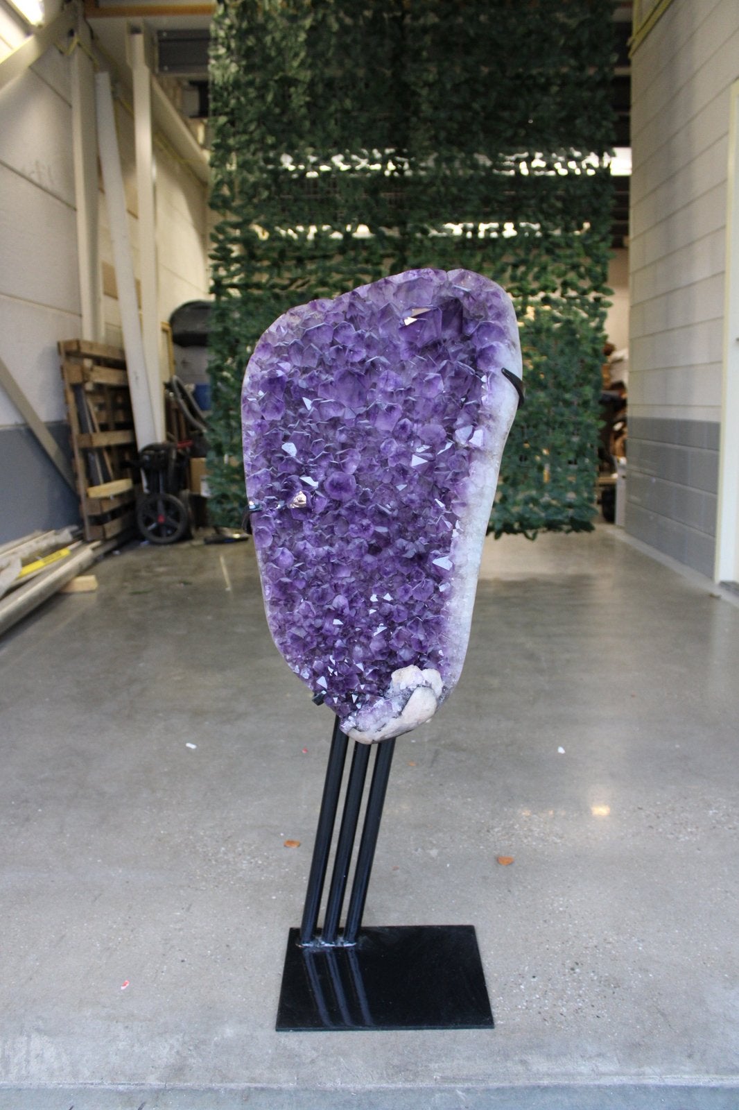 Amethist geode op standaard 102 cm hoog!, Verzamelen, Ophalen of Verzenden