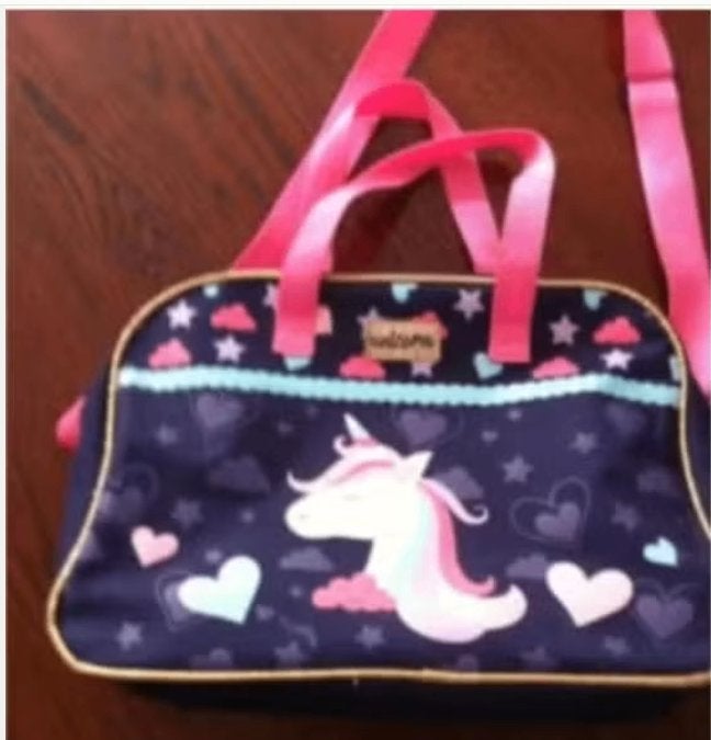 Meisjes tas Uni corner breed 35 cm hoogte 27 cm, Sieraden, Tassen en Uiterlijk, Tassen | Damestassen, Ophalen of Verzenden, Roze