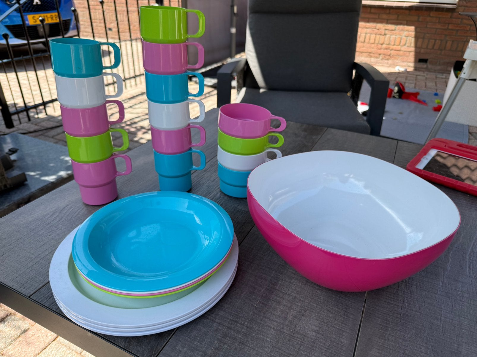 Coppia camping servies 23 delig ( schaal mepal ), Ophalen of Verzenden, Zo goed als nieuw