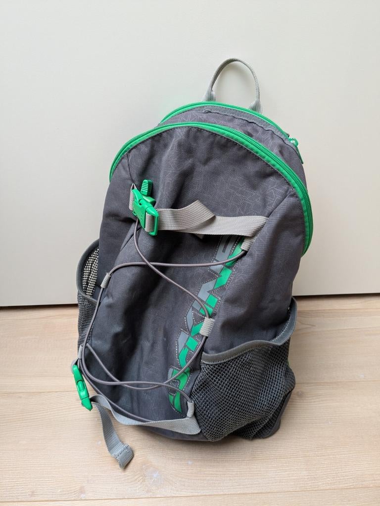 ❗ZGAN handige stoere grijze rugzak met veel vakken, 30 liter, 40 cm of meer, Zo goed als nieuw, 30 tot 45 cm, Waterdicht