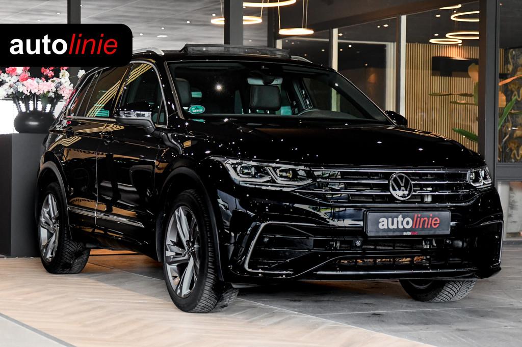 Volkswagen Tiguan 1.4 TSI eHybrid R-Line, Pano, ACC, IQ Ligh, Auto's, 15 km/l, Gebruikt, Zwart, 4 cilinders