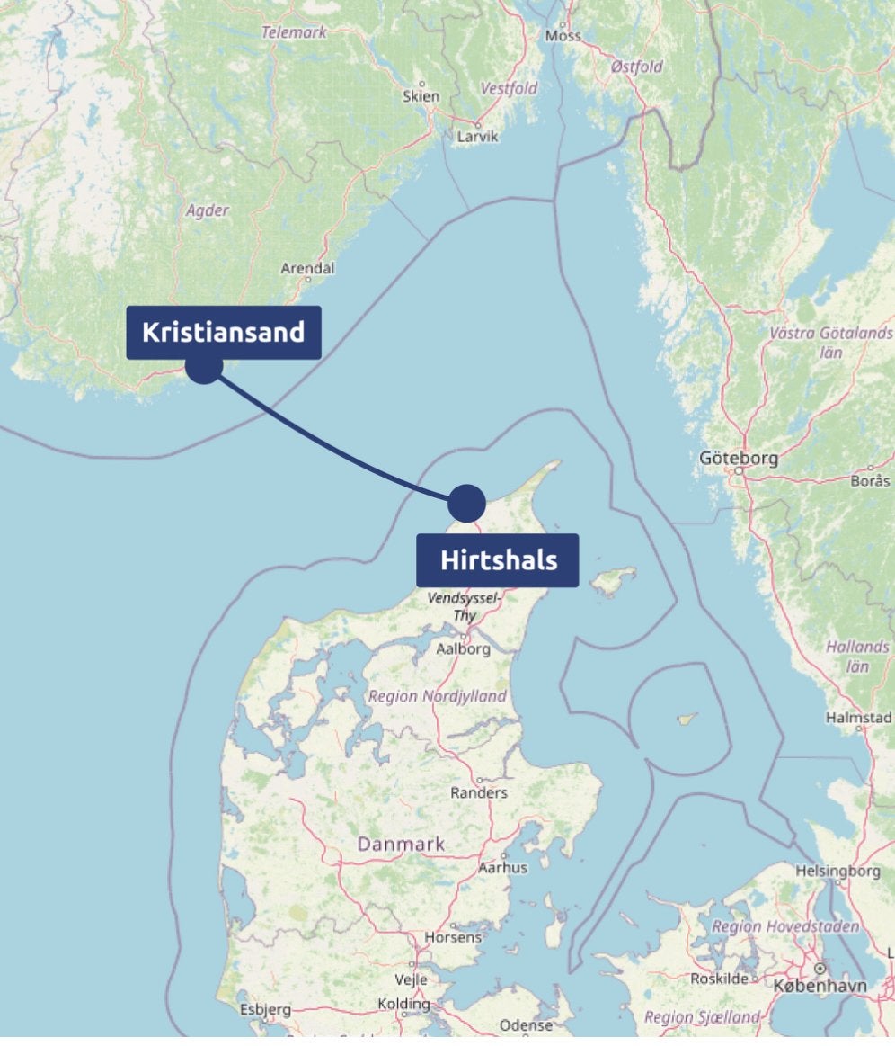 Parkeren Hirtshals en met ferry naar Noorwegen., Ophalen of Verzenden, Zo goed als nieuw