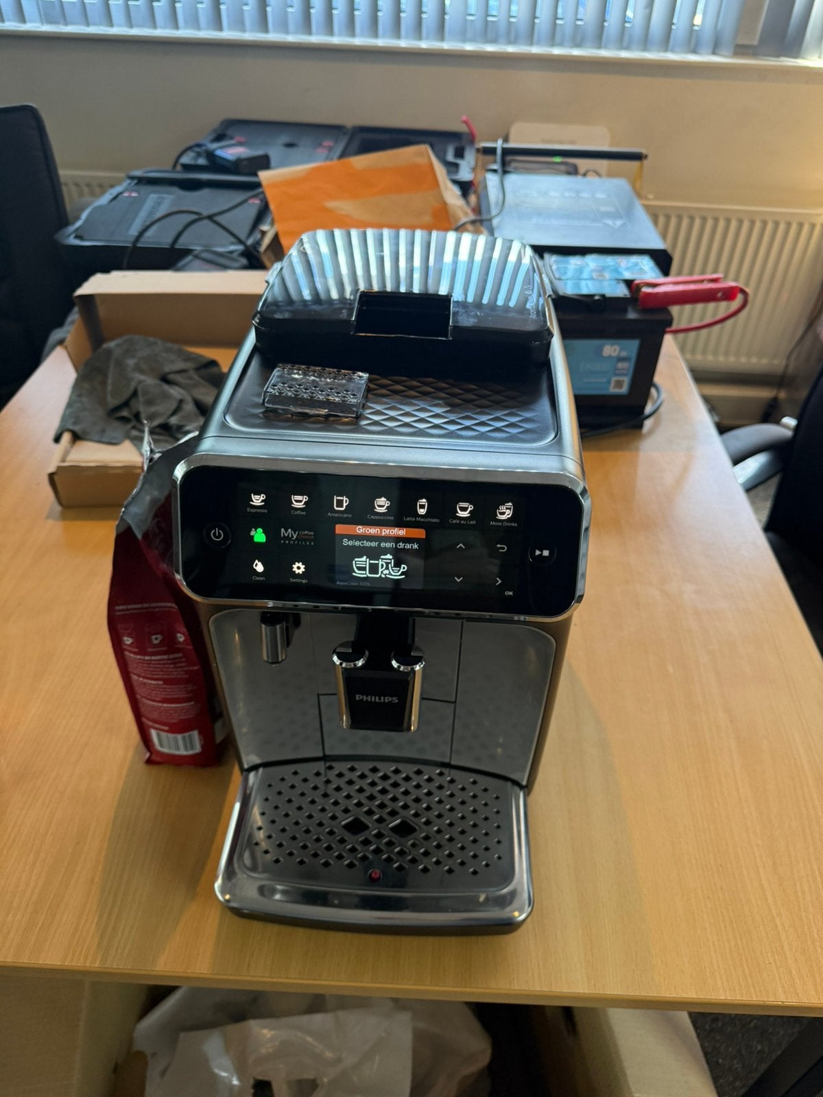 Philips EP4346/70 volautomatische espressomachines uit de 43, Espresso apparaat, Ophalen of Verzenden, 4 tot 10 kopjes, Afneembaar waterreservoir