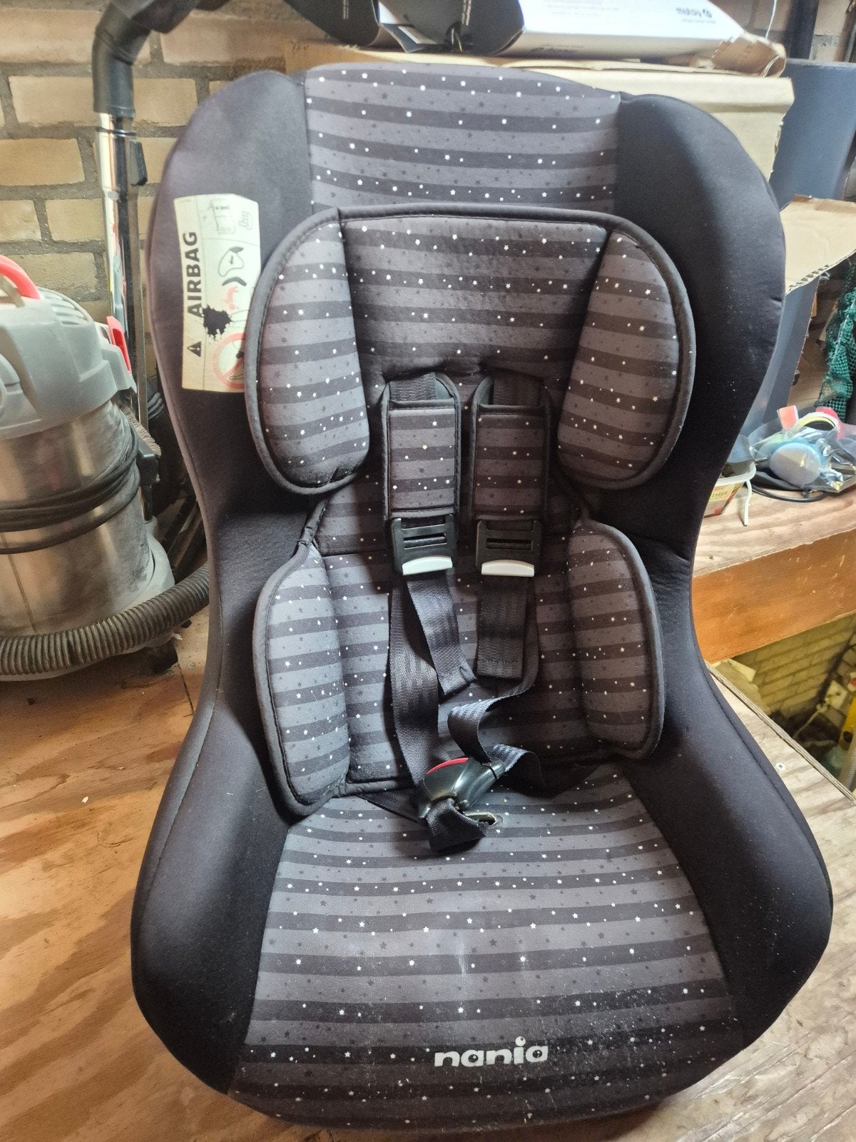 Nania Driver Kinderstoel met Ligstand - Gebruikt, Overige merken, 9 t/m 18 kg, Ophalen of Verzenden, Gebruikt