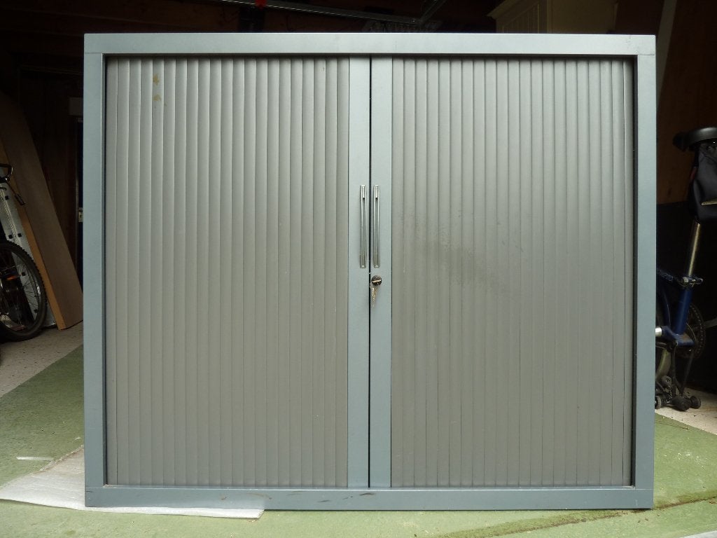 Stalen kast met slot, Ophalen, Gebruikt, 100 tot 150 cm, 100 tot 150 cm