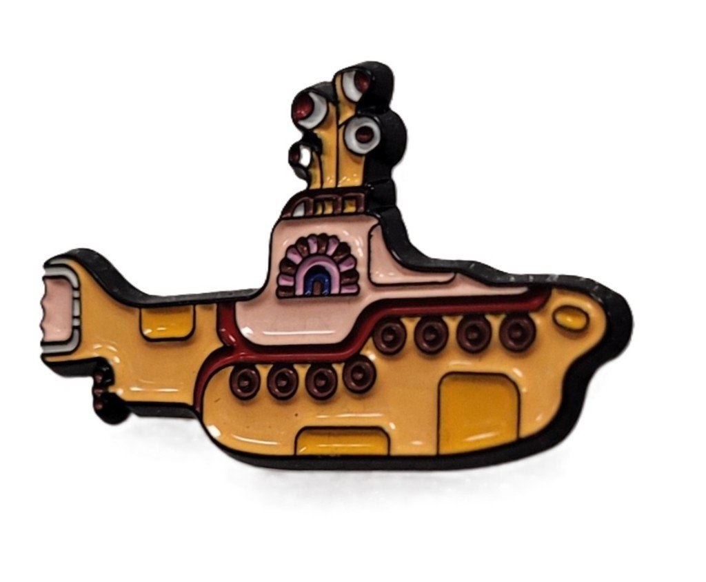 The Beatles Yellow Submarine pin van metaal speldje speld, Info@deconoord.nl, Deco Noord, Nieuw, Ophalen of Verzenden