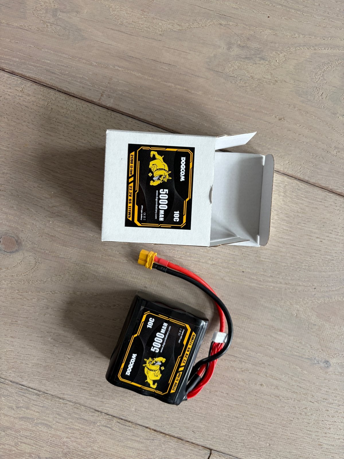 Dogcom Li-ion 5000mAh 6S FPV Lipo Batterij, Ophalen of Verzenden, Zo goed als nieuw
