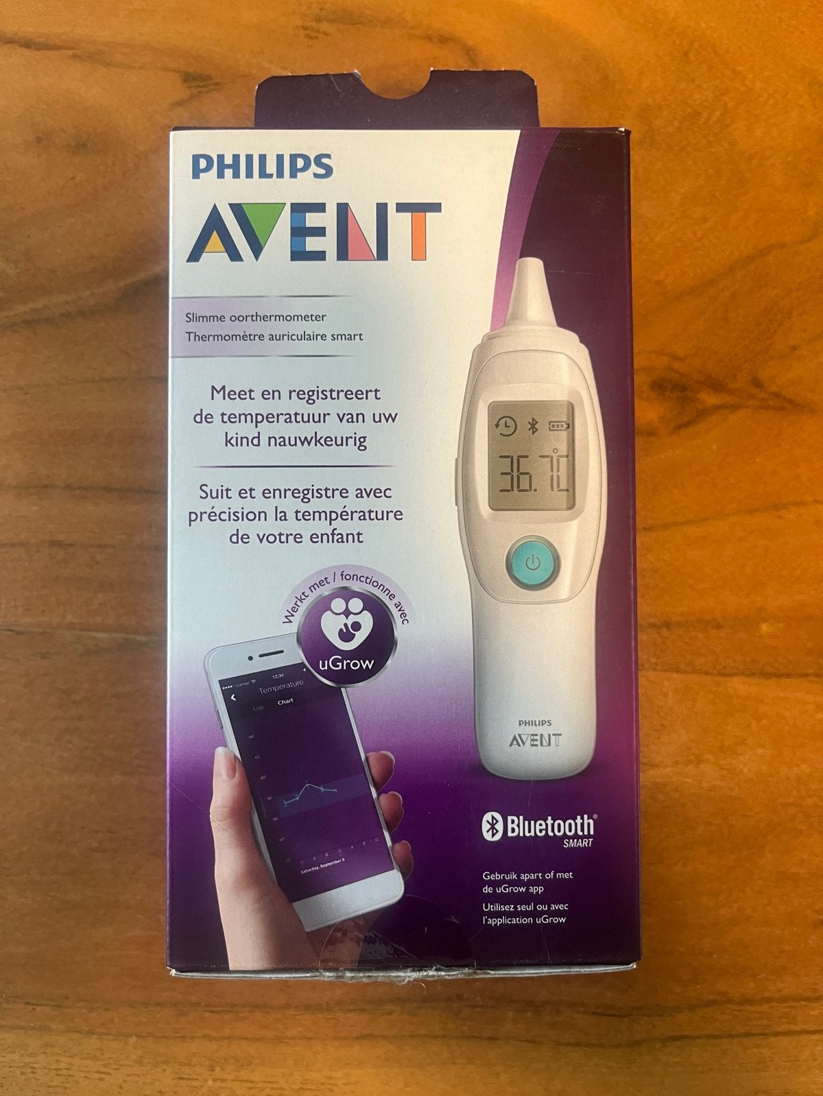 Philips Avent Slimme oorthermometer SCH740/26 - Nieuw, Ophalen of Verzenden, Nieuw, Overige typen