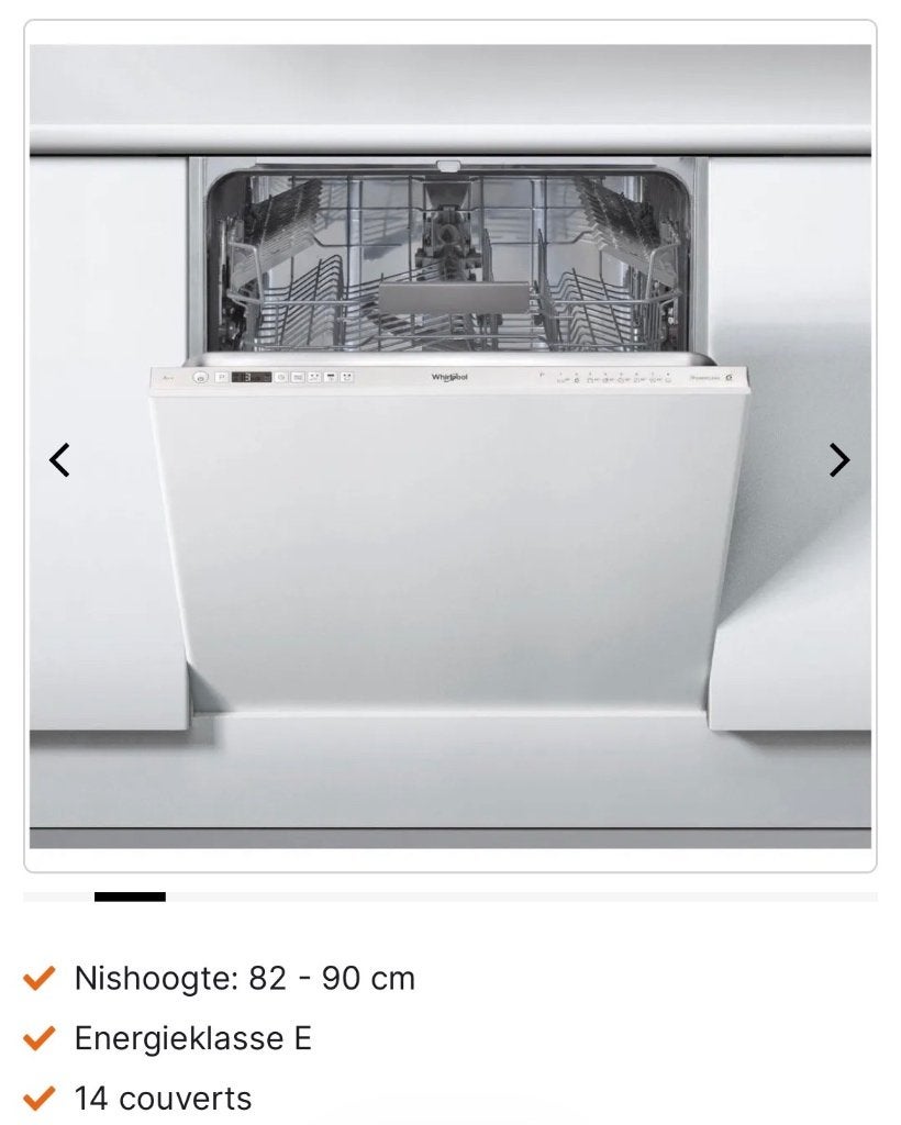 Inbouw vaatwasser, Witgoed en Apparatuur, Vaatwasmachines, Ophalen, Gebruikt, Inbouw, 45 tot 60 cm