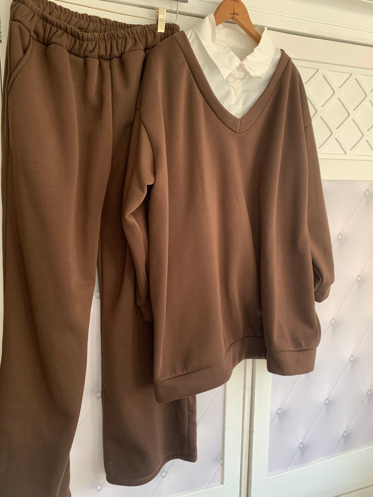 Huispak maat 52/54, Kleding | Dames, Ophalen of Verzenden, Nieuw, Bruin, Overige typen