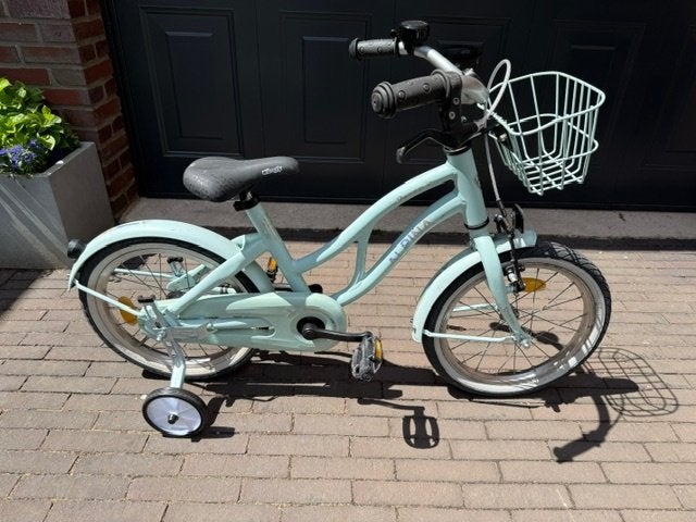 **NETTE** Alpina Ocean 16 inch met zijwieltjes, Ophalen, Terugtraprem, Gebruikt, Alpina