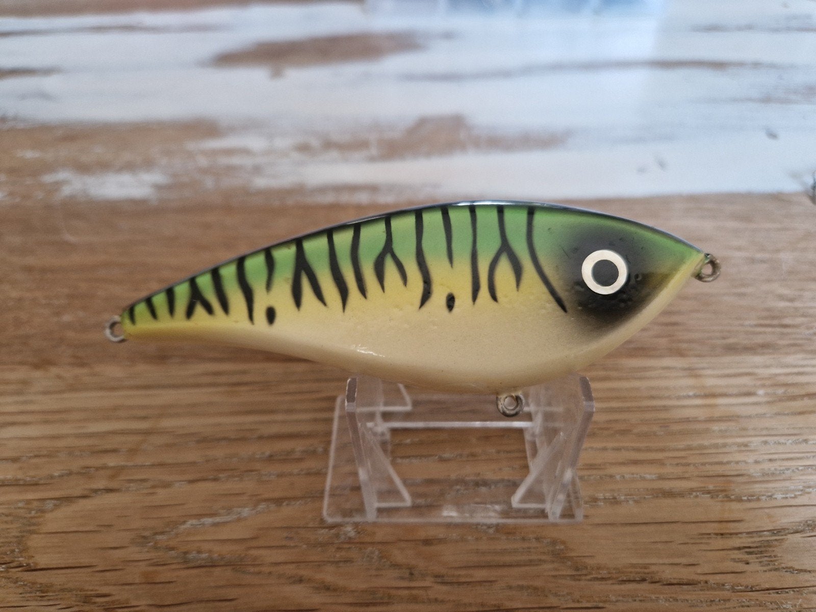 handgemaakte jerkbait Ace Fat Flipper, Watersport en Boten, Ophalen of Verzenden, Zo goed als nieuw, Complete set