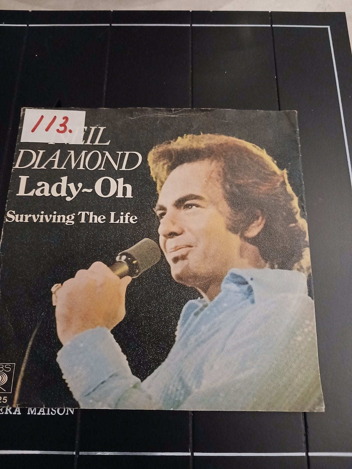 Neil Diamond - Lady-Oh / Surviving The Life, Cd's en Dvd's, Gebruikt, 7 inch, Ophalen of Verzenden, Pop