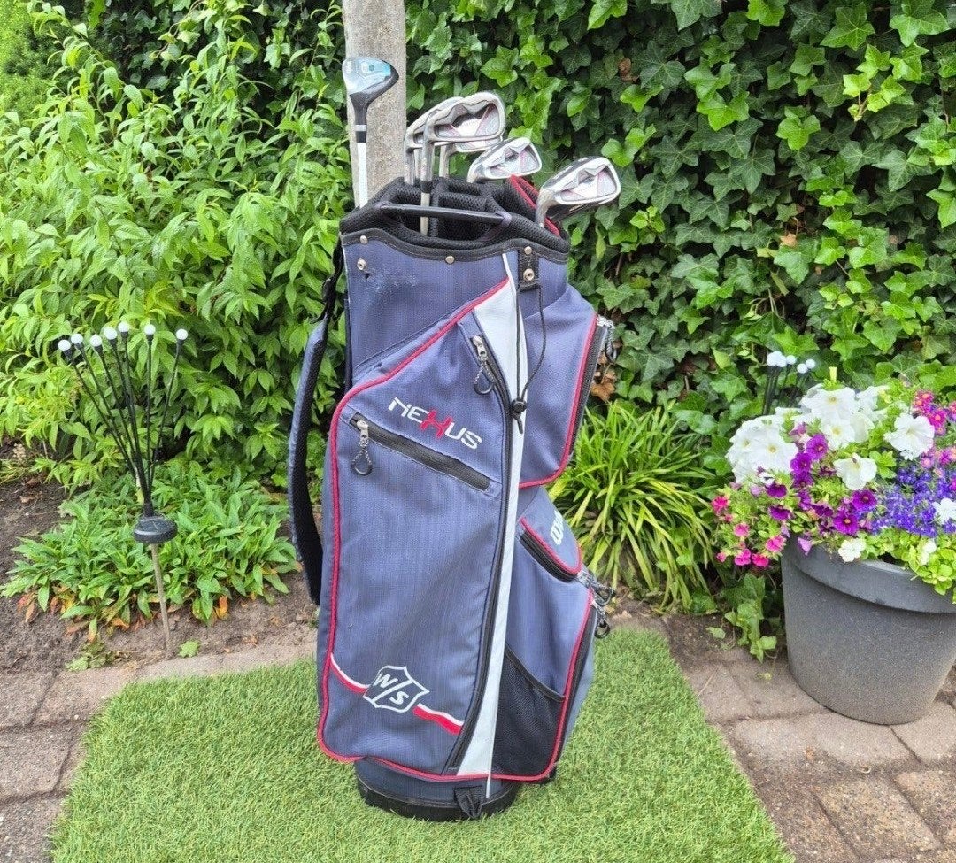 Linkshandige Wilson dames golfset met golftas, Sport en Fitness, Ophalen of Verzenden, Gebruikt, Set