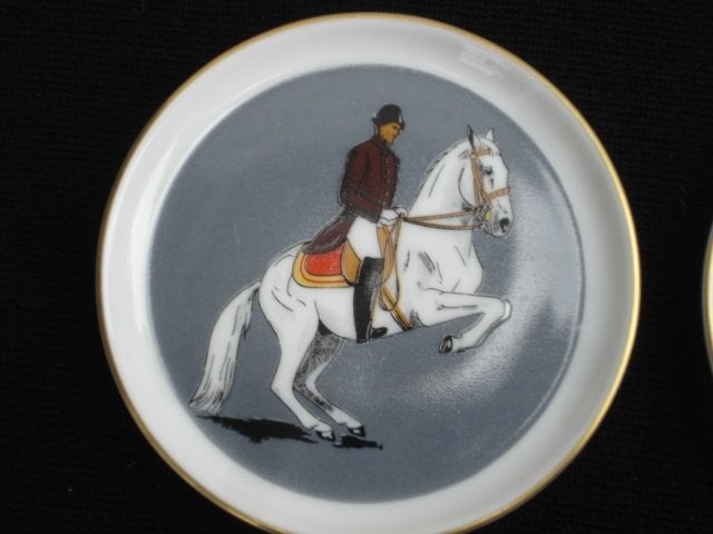 Vintage SET 6 st onderzetters Furstenberg porselein, Antiek en Kunst, Ophalen of Verzenden