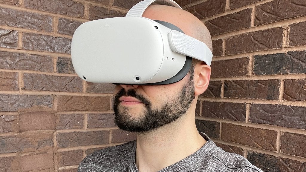 Oculus Quest 2 128GB (Wit) + Elite Strap + Case, Spelcomputers en Games, Virtual Reality, Ophalen, Zo goed als nieuw, Overige platformen