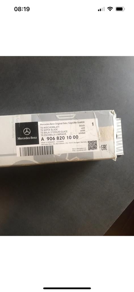 Original Mercedes Sprinter ruitenwisser, Ophalen, Nieuw